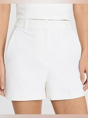 Express Editor Studio Stretch Twill Super High Waisted Tailored Shorts